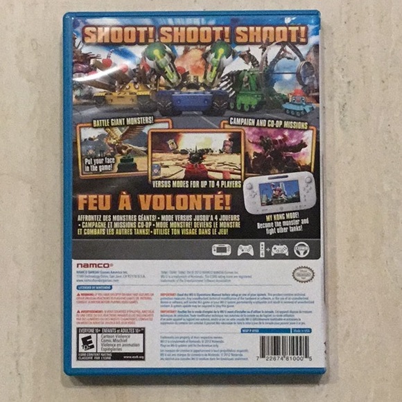 Tank! Tank! Tank! Nintendo Wii U Game Complete - Picture 2 of 8